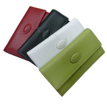 Cartera PU, billetera de cuero, bolso